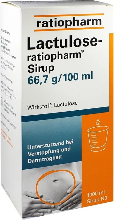 Lactulose-ratiopharm Sirup, 1l