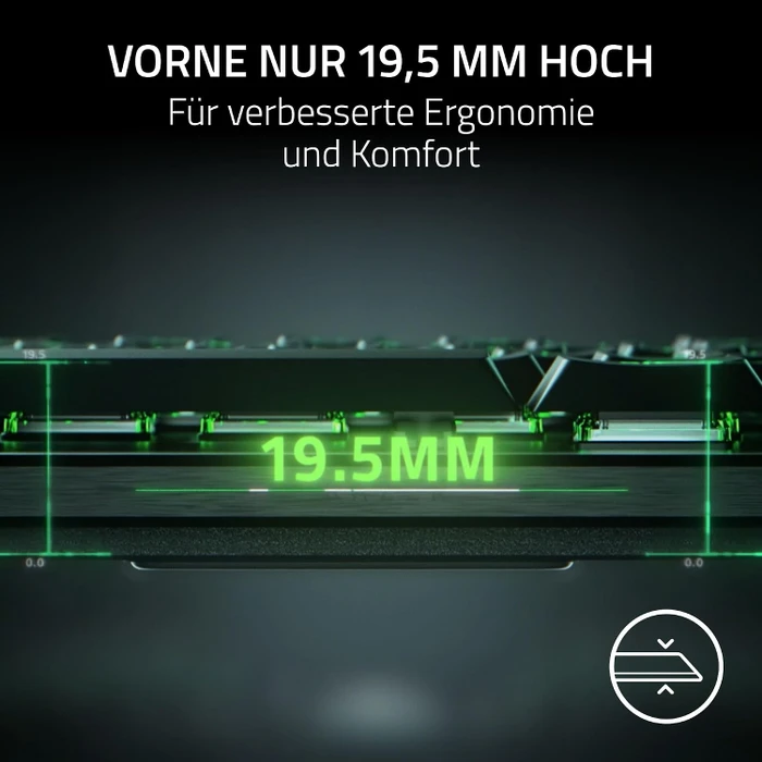 Razer Huntsman V3 Pro Low-profile Tenkeyless 8KHz, schwarz, LEDs RGB, Razer Low-Profile Analog Optical Switch, USB, DE