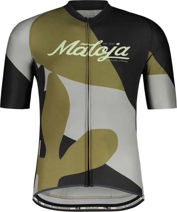 Maloja Paternkofelm. Trikot kurzarm moss leaves (Herren)