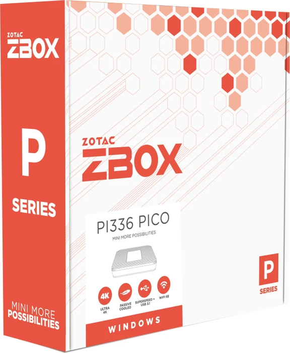 Zotac ZBOX PI336 pico, Celeron N6211, 4GB RAM, 128GB Flash
