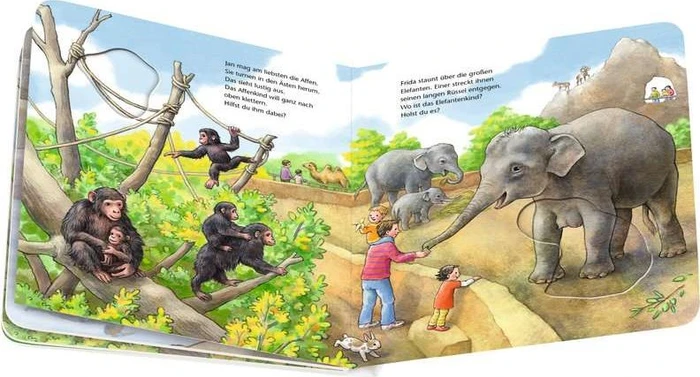 Ravensburger Puzzle Mein großes Puzzle-Spielbuch Zoo