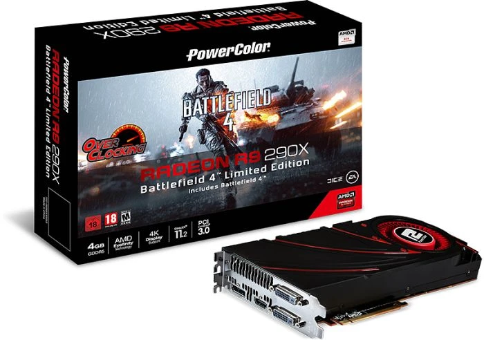 PowerColor Radeon R9 290X Battlefield 4 Edition, 4GB GDDR5, 2x DVI, HDMI, DP