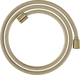 Hansgrohe AXOR ShowerSolutions Textilbrauseschlauch 1.60m mit konischer und zylindrischer Mutter brushed brass