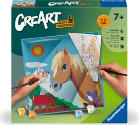 Ravensburger Malen nach Zahlen CreArt Do it together - Pferde