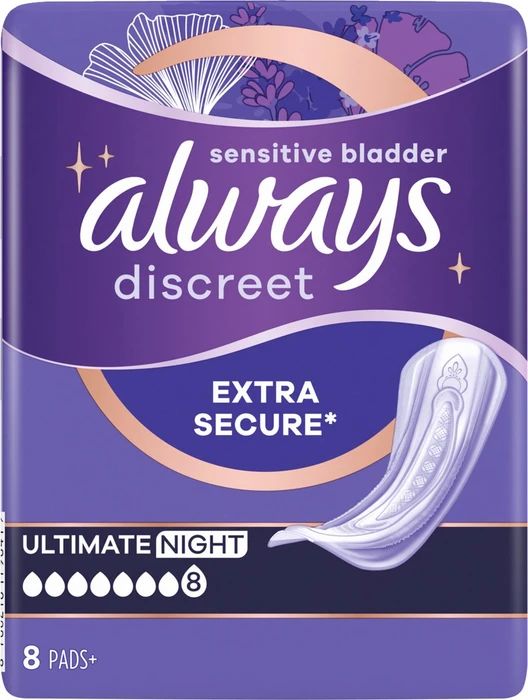 Always Discreet Ultimate Nacht Hygieneeinlage