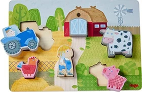 HABA Holzpuzzle Auf dem Bauernhof