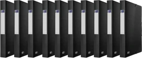 Elba Urban Sammelbox, 40mm, A4, schwarz, 10er-Pack