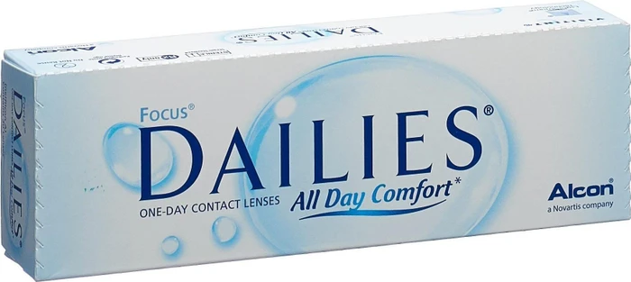 Alcon Focus Dailies All Day Comfort, -2.50 Dioptrien, 30 Stück