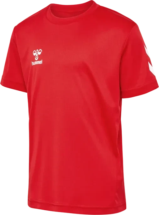 hummel Logo Set kurzarm true red (Junior)