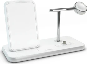Zens Stand + Dock + Watch Aluminium Wireless Charger weiß