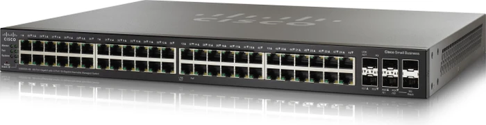 Cisco SG500X Rackmount Gigabit Managed Stacking Switch, 48x RJ-45, 2x SFP+