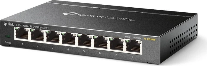 TP-Link TL-SG108S Desktop Gigabit Switch, 8x RJ-45