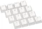 Endorfy PBT Pudding Onyx White Keycaps, Kunststoff (PBT) Double-Shot, weiß/transparent, 124 Tasten, ANSI-US Vorschaubild