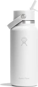 Hydro Flask Wide Mouth Flex Straw Cap Isolierflasche 946ml tonal white