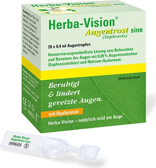 Herba-Vision Augentrost sine Augentropfen, 8ml (20x 0.4ml)