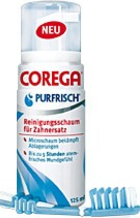 Corega Purfrisch Reinigungsschaum, 125ml