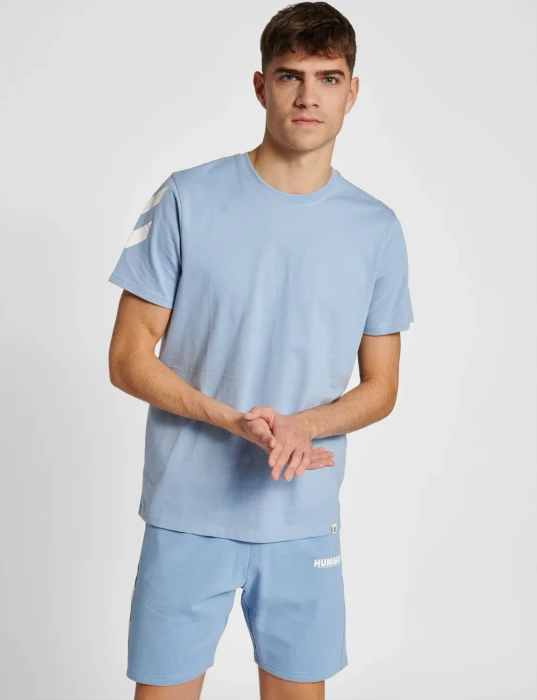 hummel Legacy Chevron T-Shirt kurzarm ashley blue