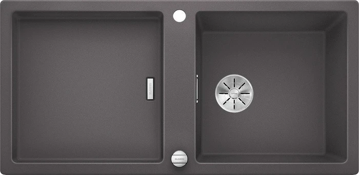 Blanco Adon XL 6 S InFino Einbau Becken reversibel mit Ablauffernbedienung felsgrau