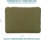 Mobilis Skin 12.5-14" Sleeve Notebookhülle, khaki/grau Vorschaubild