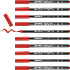 edding 4200 Porzellanpinselstift rot, 10er-Pack