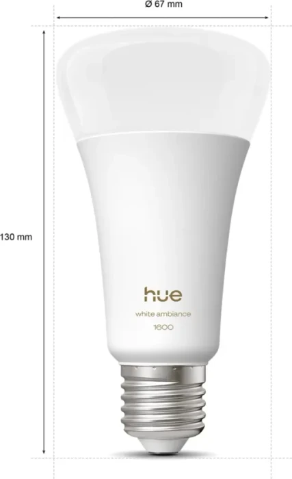 Philips HUE White Ambiance Smart LED A60 E27 1600 11.8W