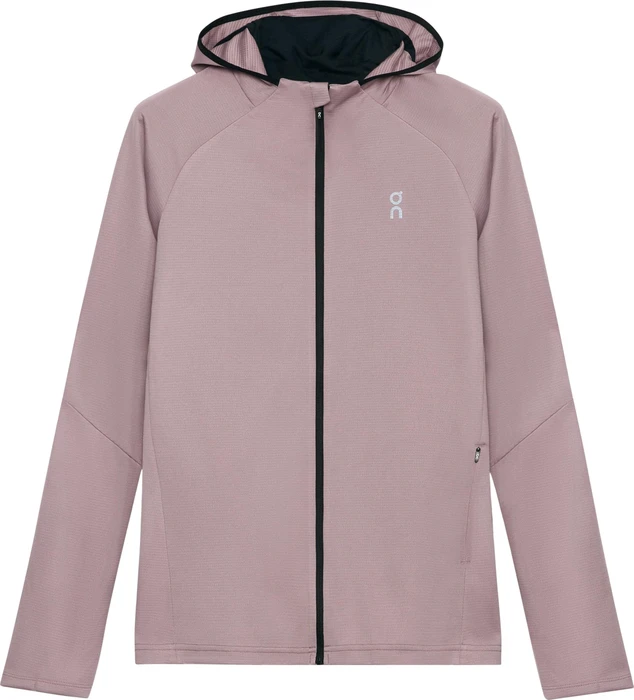 On Climate Zip Hoodie Laufjacke heron (Damen)