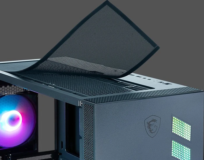 MSI MAG Vampiric 300R Pacific Blue, Glasfenster