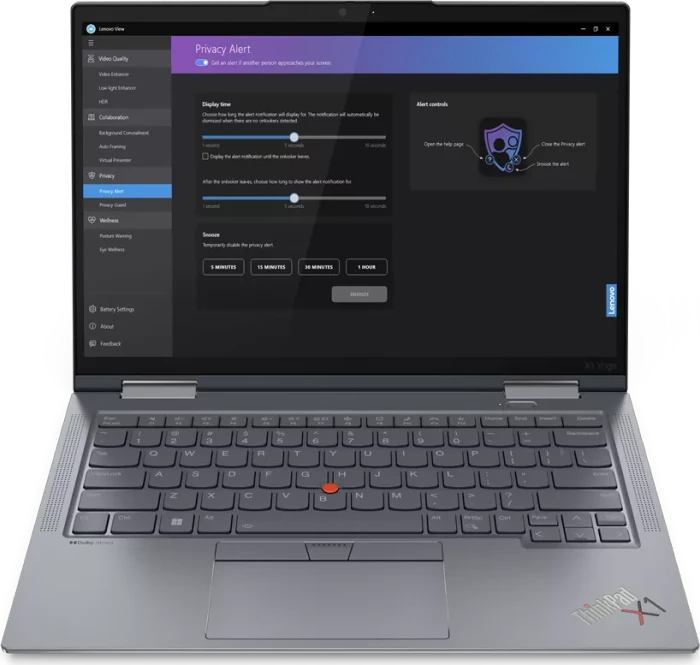 Lenovo ThinkPad X1 Yoga G8, Storm Grey, Core i5-1335U, 16GB RAM, 256GB SSD, DE