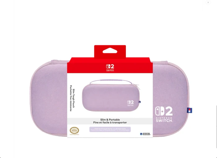 Hori Slim Tough Pouch Tasche cozy lavender (Switch 2)