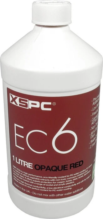 XSPC EC6 Coolant Opaque Red, Kühlflüssigkeit, 1000ml