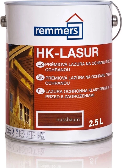 Remmers HK-Lasur 3in1 nussbaum, 2.5l