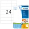 Herma Etiketten Premium, 70x37mm, weiß, matt, 10 Blatt (240 Etiketten) Vorschaubild