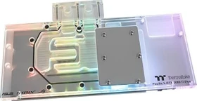 Thermaltake Pacific V-RTX 2080Ti Plus ASUS ROG GPU Block mit Backplate, transparent (CL-W247-CU00SW-A)