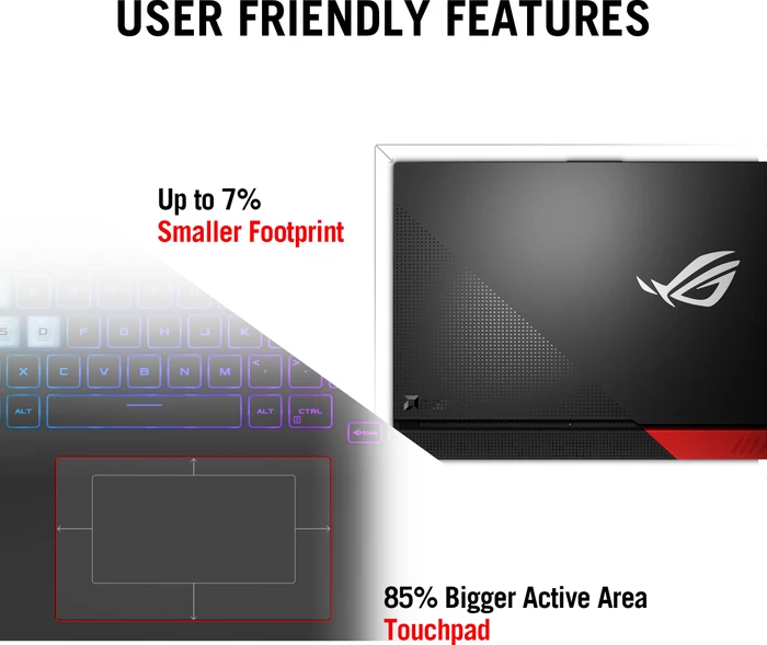 ASUS ROG Strix G15 Advantage Edition G513QY-HF004W, Original Black, Ryzen 9 5900HX, 16GB RAM, 1TB SSD, Radeon RX 6800M, DE