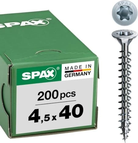 Spax WIROX A9J 4CUT T-STAR plus T20 Universalschraube, 4.5x40mm, 200 Stück