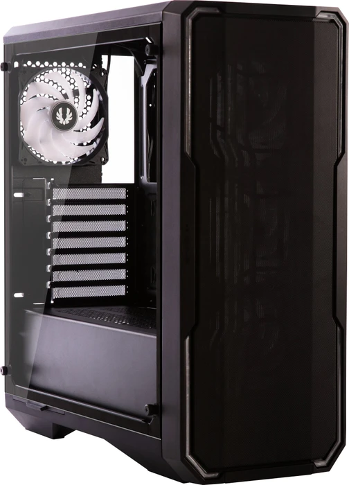 BitFenix Enso Mesh 4ARGB, schwarz, Glasfenster