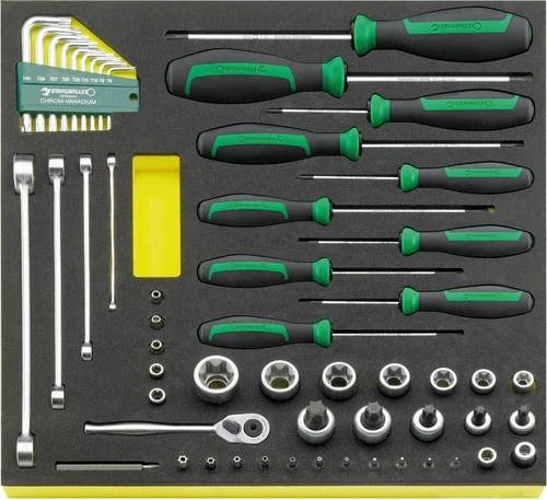 Stahlwille TCS TORX/57 MF Handwerkzeugset, 53-tlg.