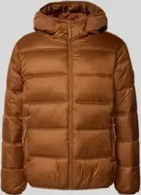 Tommy Hilfiger Logo Puffer Hood Jacke pecan nut (Herren)