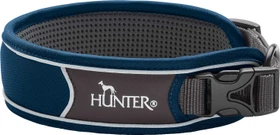 Hunter Divo Hundehalsung, Nylon, M, blau