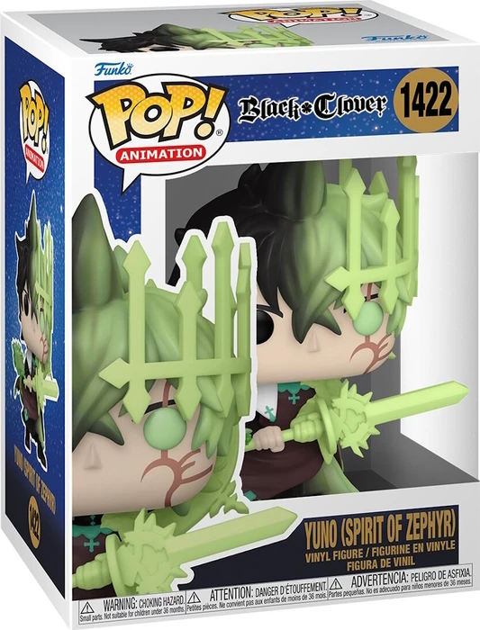 FunKo Pop! Animation - Black Clover - Yuno with Spirit of Zephyr