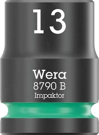Wera 8790 B Impaktor Außensechskant Steckschlüssel 3/8", 13x30mm