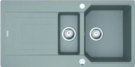 Franke Urban UBG 651-100 Einbau Becken reversibel steingrau