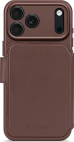 Decoded Leather Detachable Wallet Case für Apple iPhone 17 Pro chocolate brown