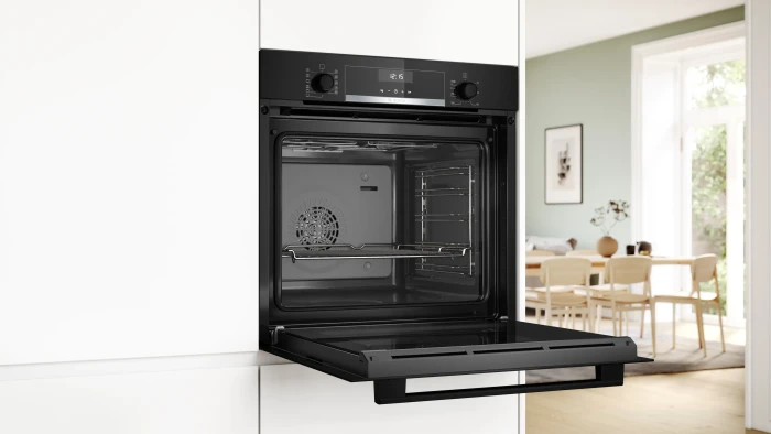 Bosch Serie 6 HBA517GS4 Backofen (HBG537BB4 + HEZ538000)