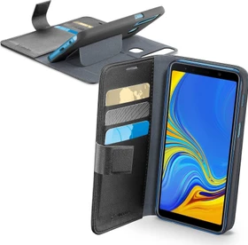Cellularline Book Agenda für Samsung Galaxy A9 (2018) schwarz