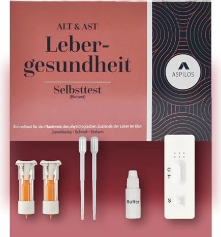 Aspilos Lebergesundheit (AST&ALT) Schnelltest, 1 Stück