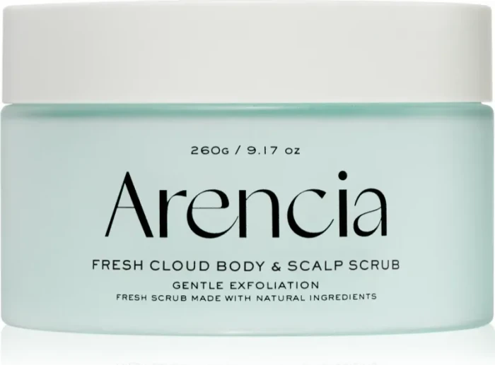 Arencia Fresh Cloud Body & Scalp Scrub French Mint & Lily, 260g