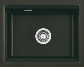systemceram Kara 50 U Unterbau Becken mittig nigra