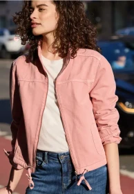 Street One Studio Pinke Waschung Jeansjacke pink authentic washed (Damen)