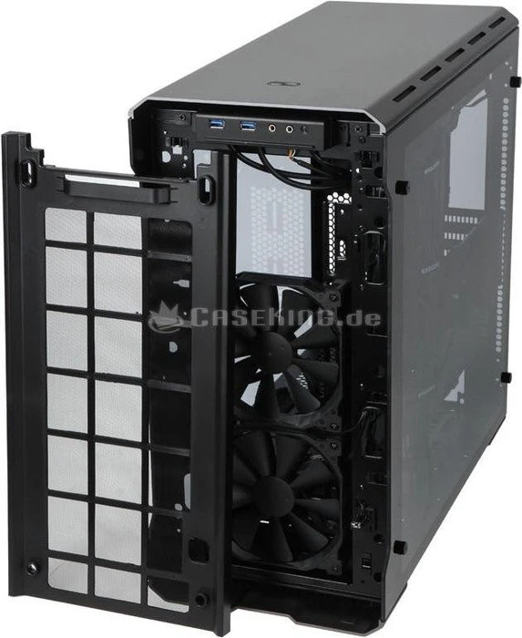 Phanteks Enthoo Evolv ATX Tempered Glass anthrazit, Glasfenster